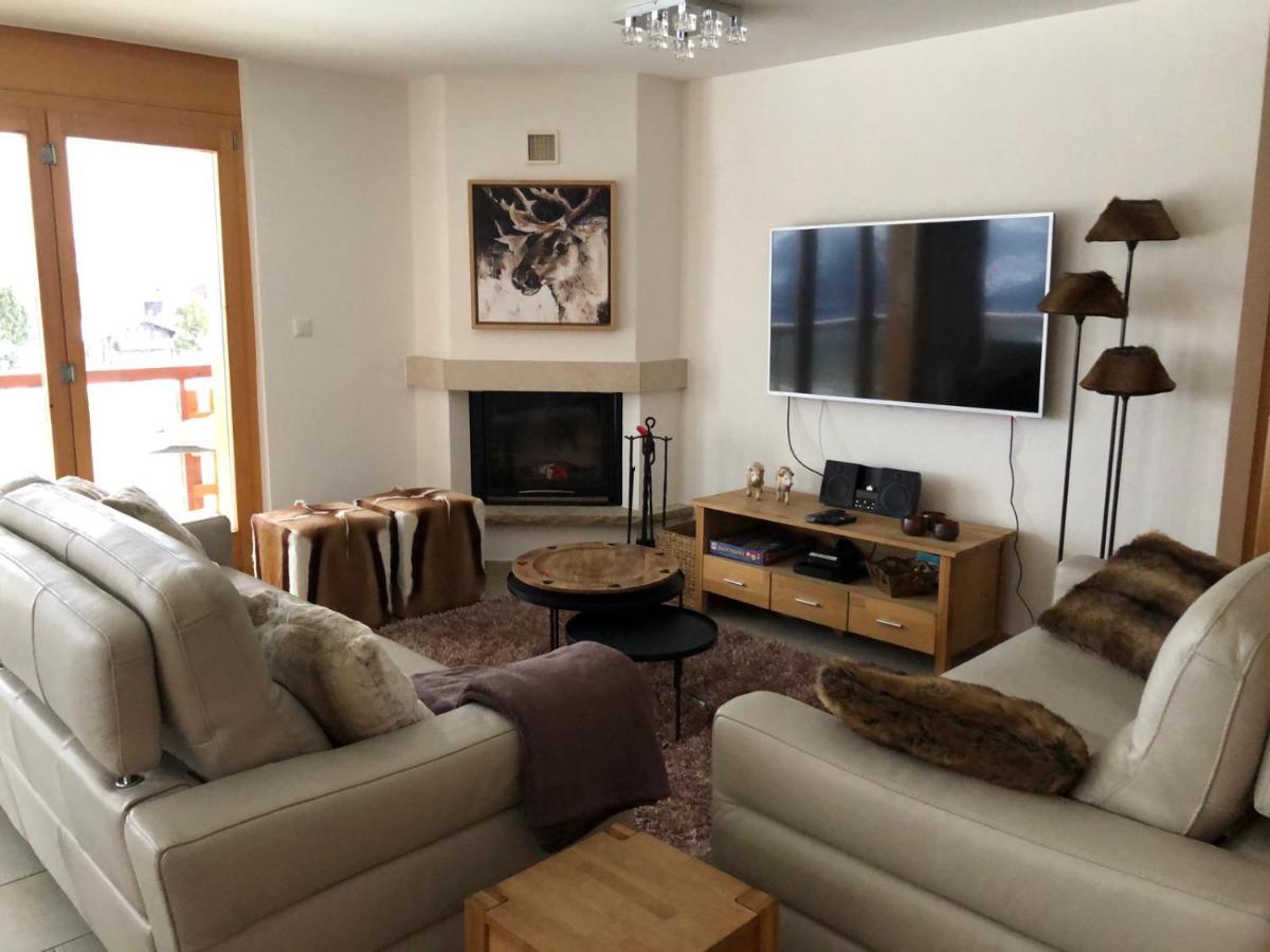 Appartement Haute Nendaz met fantastisch uitzicht Buitenkant foto