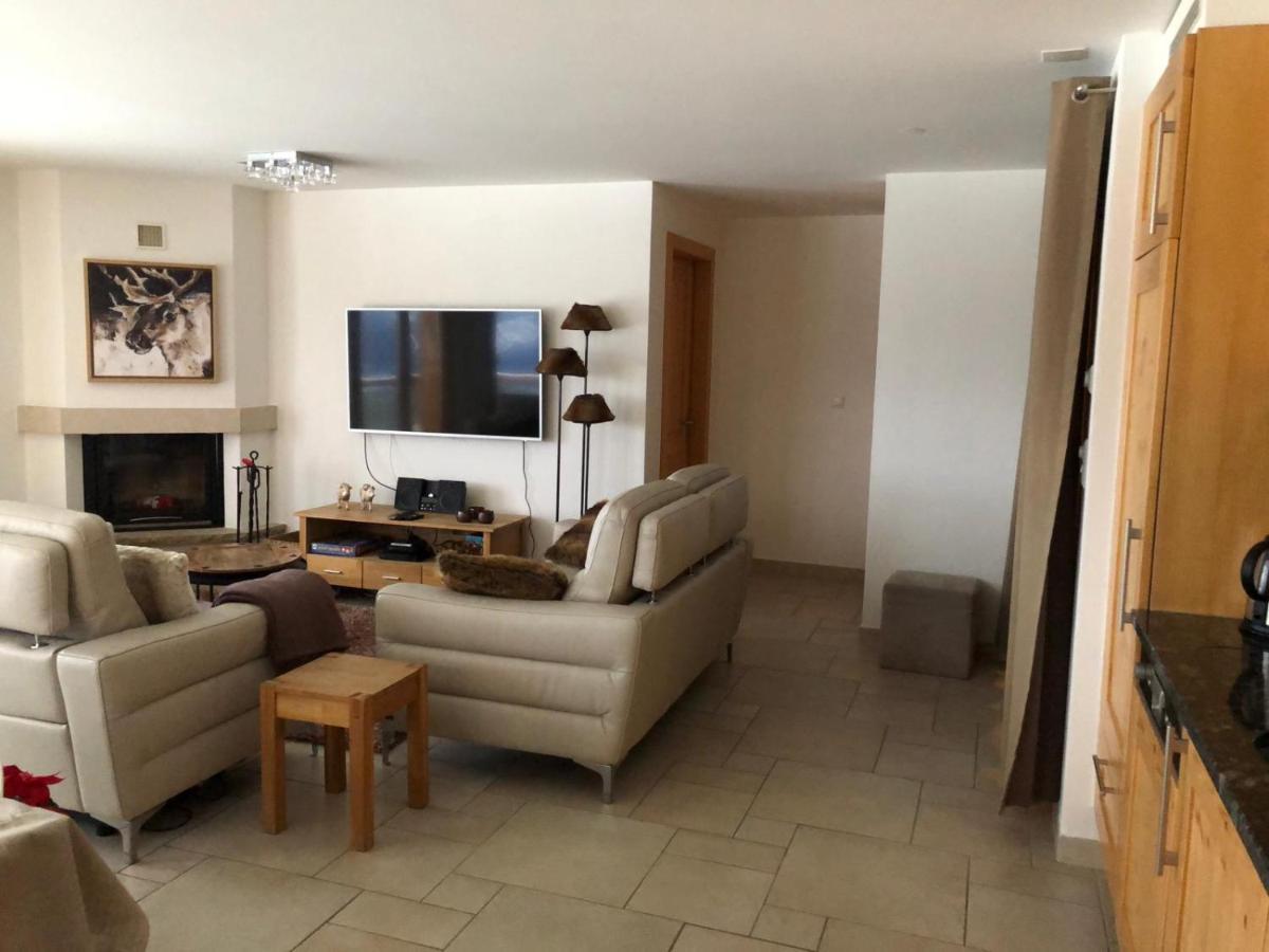 Appartement Haute Nendaz met fantastisch uitzicht Buitenkant foto