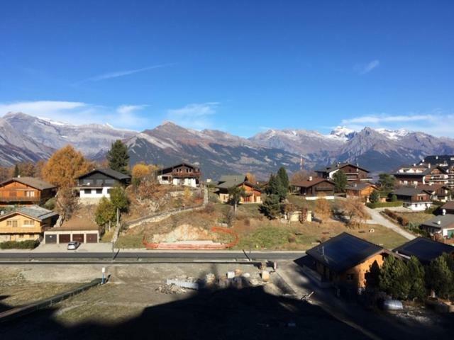 Appartement Haute Nendaz met fantastisch uitzicht Buitenkant foto